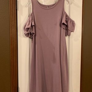 Cold shoulder dress